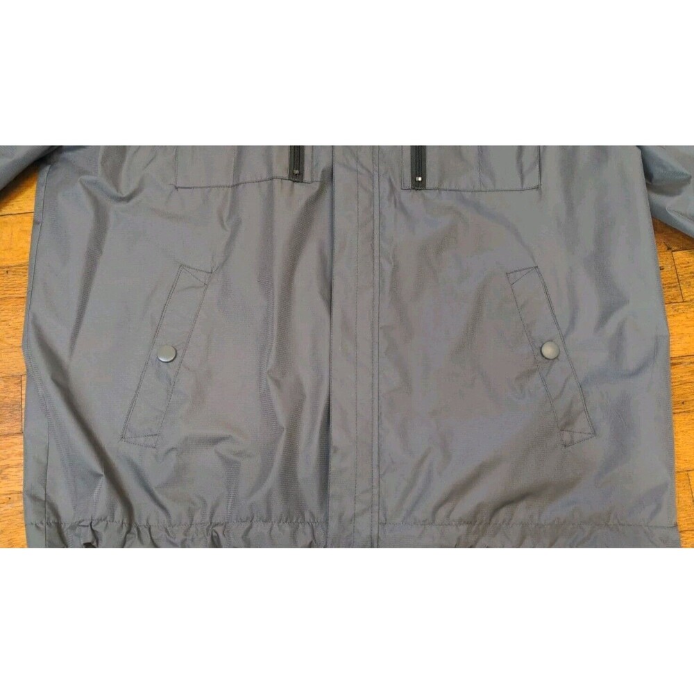 Kenneth Cole New York Long Sleeve Grey Full-Zip Womens Windbreaker Jacket XL - Picture 3 of 11